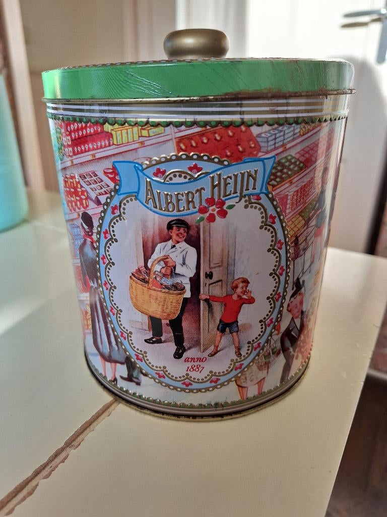 Albert Heijn bewaar blik, Verzenden, Zo goed als nieuw, Koek(jes), Overige merken