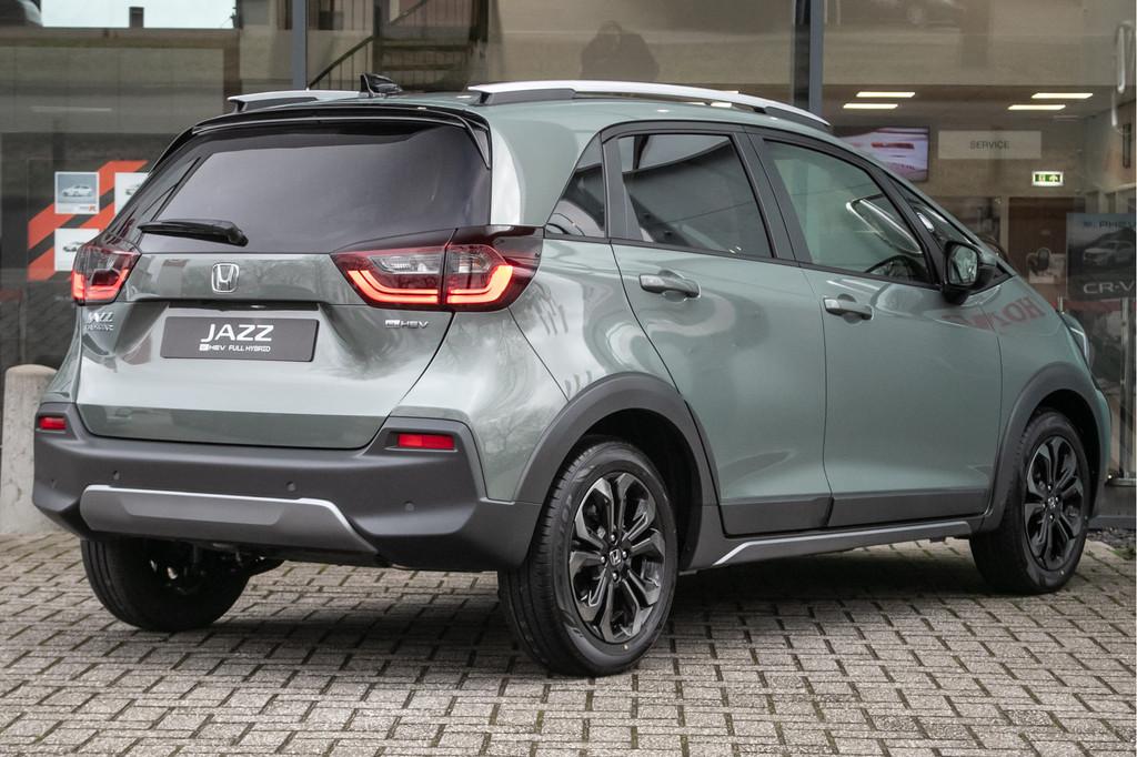 Honda Jazz 1.5 e:HEV Advance Crosstar - Cons.prijs rijklraar, 12 maanden, 1498 cc, Zwart, 4 cilinders
