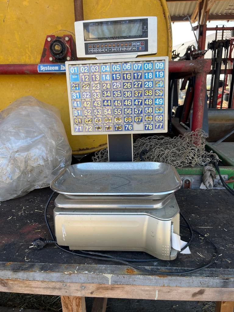 Digitale weegschaal met display, Ophalen, Gebruikt, Overige typen, Minder dan 50 kg