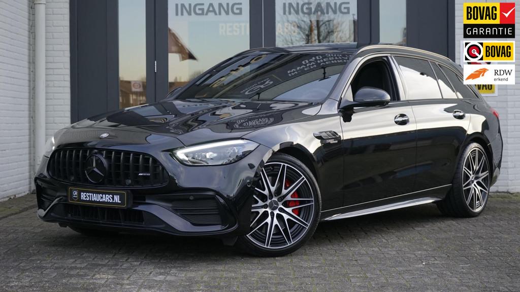 Mercedes-Benz C43 AMG 4MATIC 43 PERFORMANCE-360 CAMERA-ACC-A, Automaat, 1998 cc, Zwart, 4 cilinders