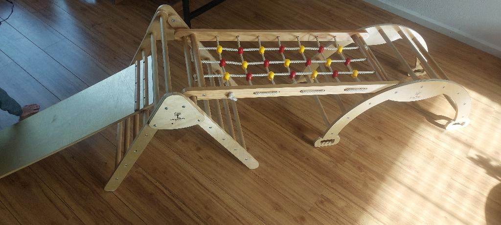 Klimtoestel Forest Kids, Kinderen en Baby's, Speelgoed | Buiten | Speeltoestellen, Ophalen, Zo goed als nieuw, Schommel