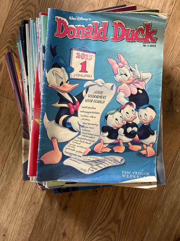 Donald Duck tijdschriften - Jaargang 2015 (bijna compleet), Verzamelen, Tijdschriften, Kranten en Knipsels, Ophalen of Verzenden