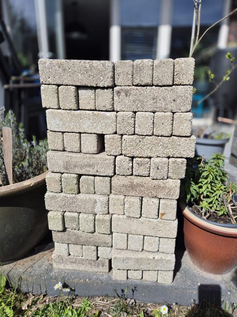Klinkers 20x5x6 cm - GRATIS, Tuin en Terras, Tegels en Klinkers, Ophalen, Gebruikt, Klinkers, Minder dan 5 m²