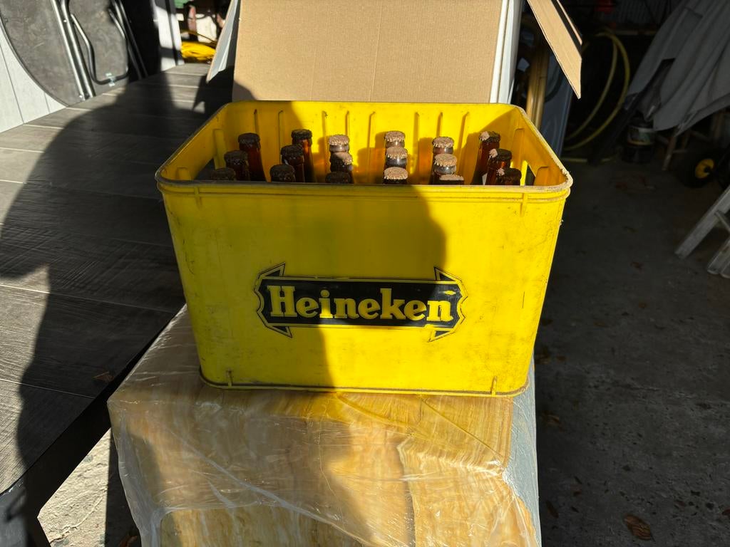 Heineken bak met 24 flesjes Bokbier (oud), Ophalen, Gebruikt, Flesje(s), Heineken