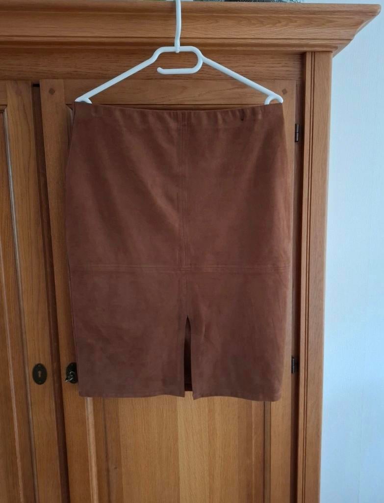 Suède-look rokje, Kleding | Dames, Rokken, Atmosphere, Bruin, Maat 42/44 (L), Ophalen of Verzenden
