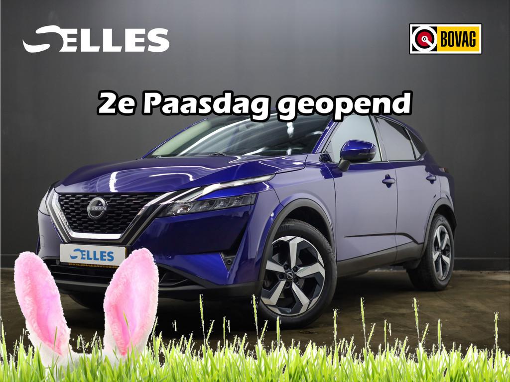 Nissan QASHQAI 1.3 MHEV Xtronic N-Connecta | Carplay & Andro, Stof, Blauw, Overige brandstoffen, Bedrijf