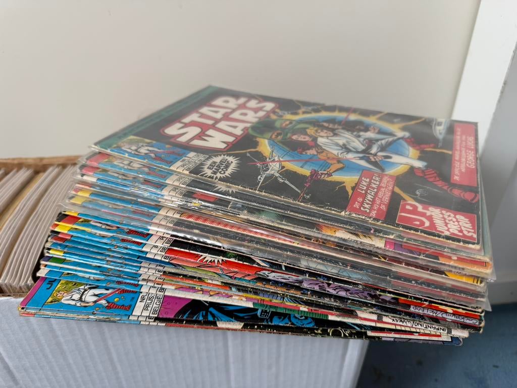 Star Wars Comics 1 t/m 24 Junior Press, Meerdere comics, Ophalen of Verzenden, Gelezen, Amerika