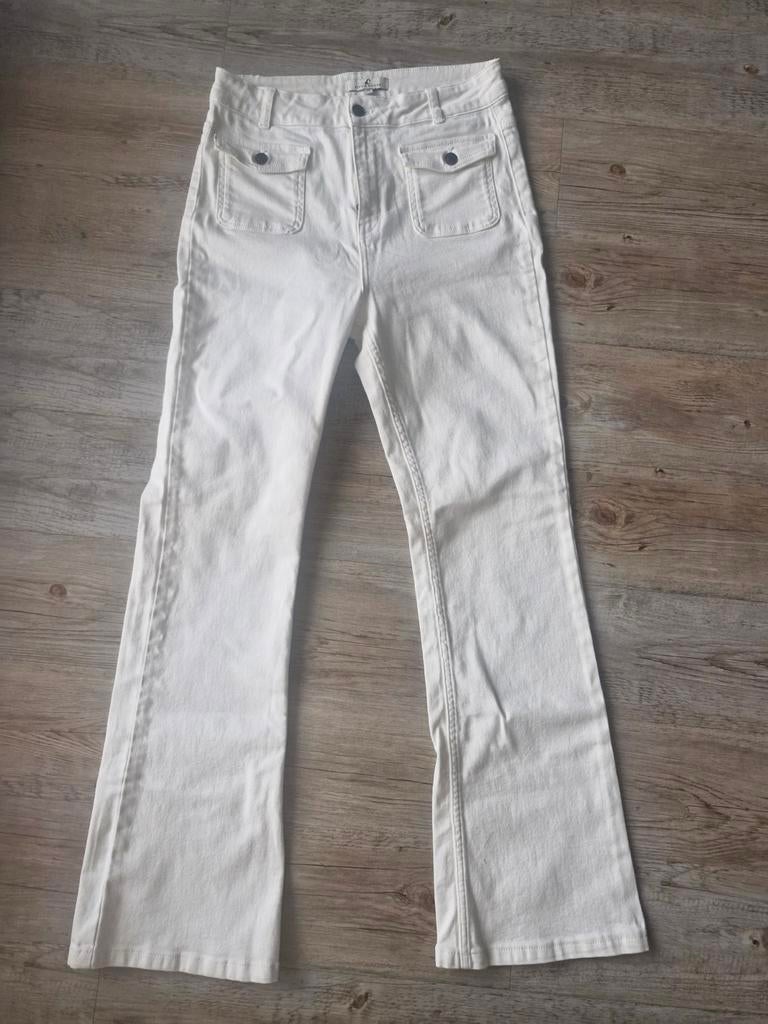 Fifth House/Nikkie spijkerbroek wit, maat 30, Nieuwstaat!, Ophalen of Verzenden, Zo goed als nieuw, Wit, W30 - W32 (confectie 38/40)