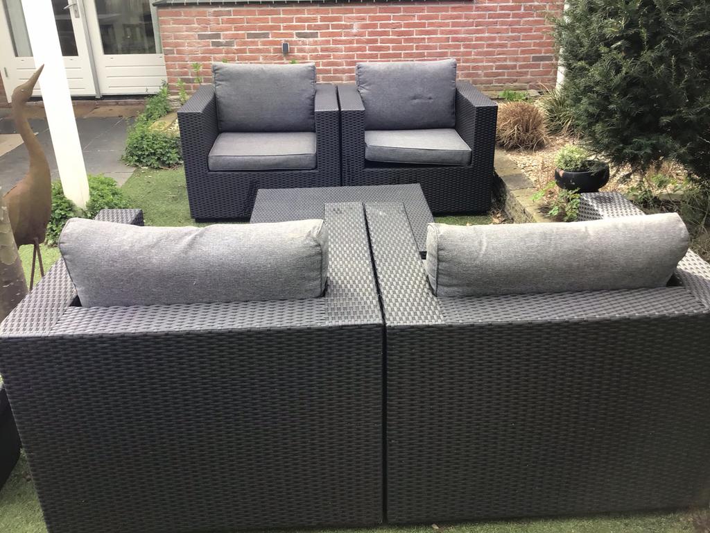 Tuinset.   Wicker, Tuin en Terras, Tuinsets en Loungesets, Ophalen of Verzenden, Zo goed als nieuw, Wicker