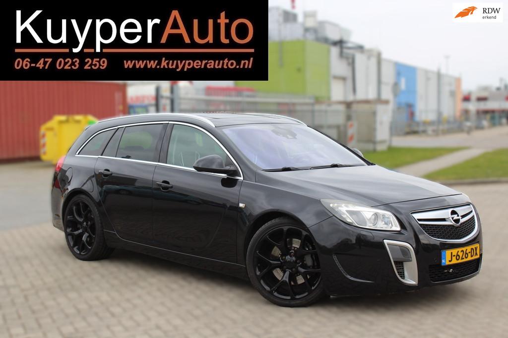 Opel Insignia Sports Tourer 2.8 T OPC 4x4 AUTOMAAT 4x4 VOL L, Auto's, Automaat, Euro 5, Gebruikt, Zwart