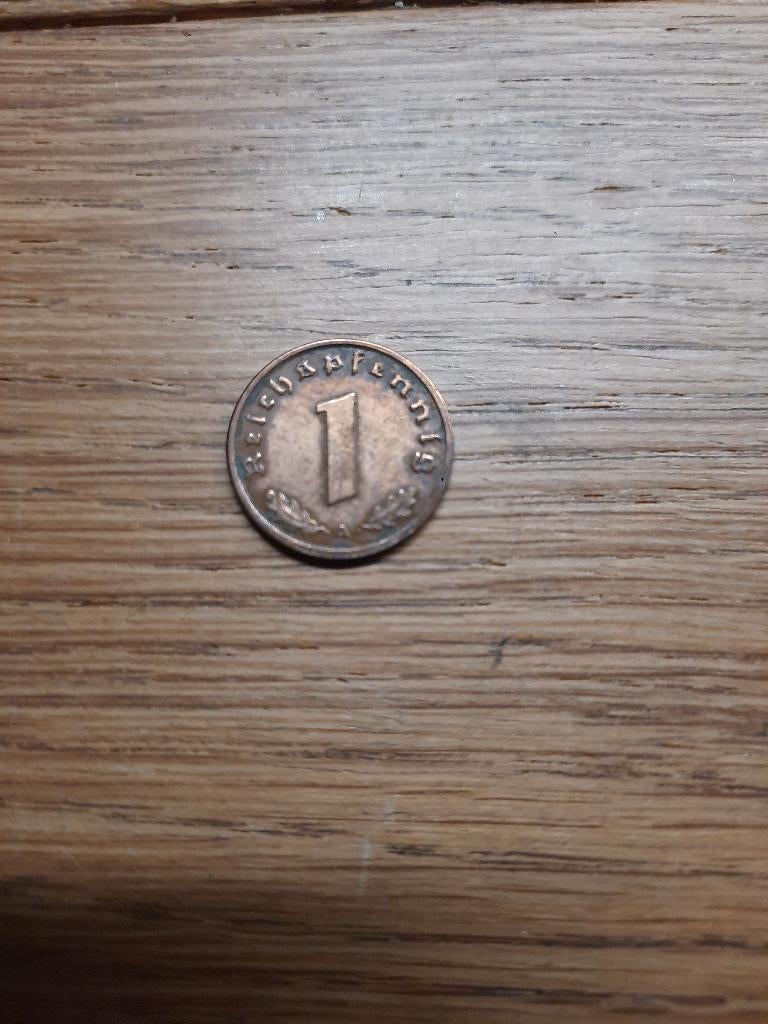 Deutsches Reich 1939 1 pfennig A, Ophalen of Verzenden, Duitsland