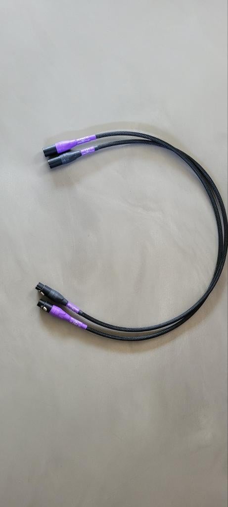 Tubulus Argentus XLR - 1 meter, Audio, Tv en Foto, Audiokabels en Televisiekabels, Ophalen of Verzenden, Zo goed als nieuw, Minder dan 2 meter