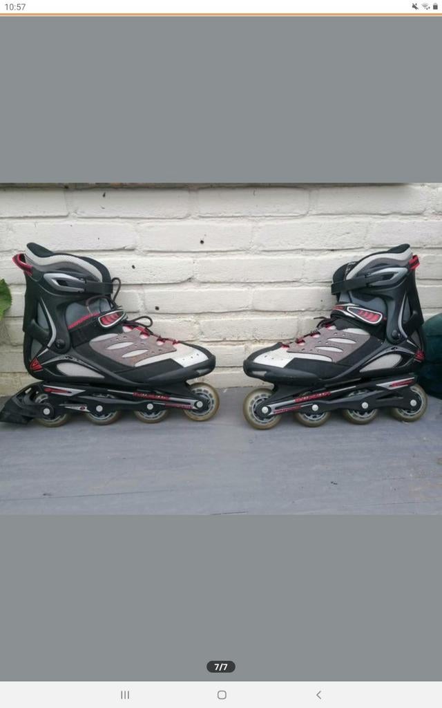 Rollerblade skeelers maat 47, Gebruikt, Kinderen, Inline skates 4 wielen, Ophalen