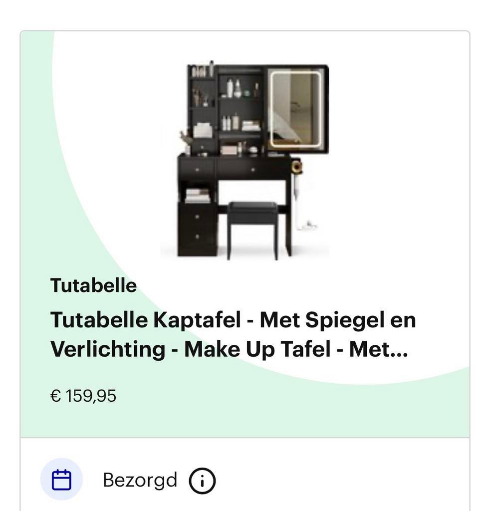 Beauty kastje met licht, Huis en Inrichting, Tafels | Kaptafels, Ophalen, 100 tot 150 cm, 50 tot 100 cm, Zo goed als nieuw