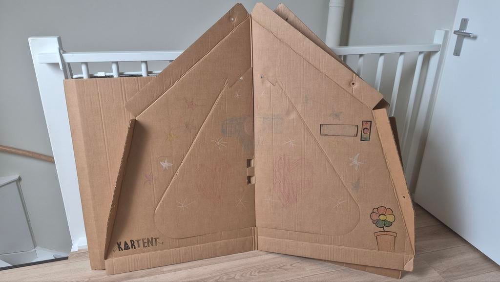 Kartent Junior - Speelhuisje van karton, Ophalen, Gebruikt