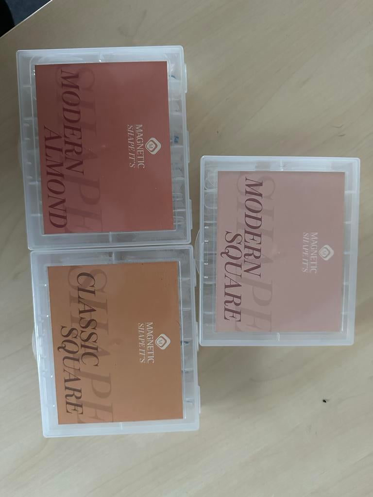 Magnetic Shape It's Nagel Sjablonen - Modern Almond & Square, Sieraden, Tassen en Uiterlijk, Uiterlijk | Cosmetica en Make-up