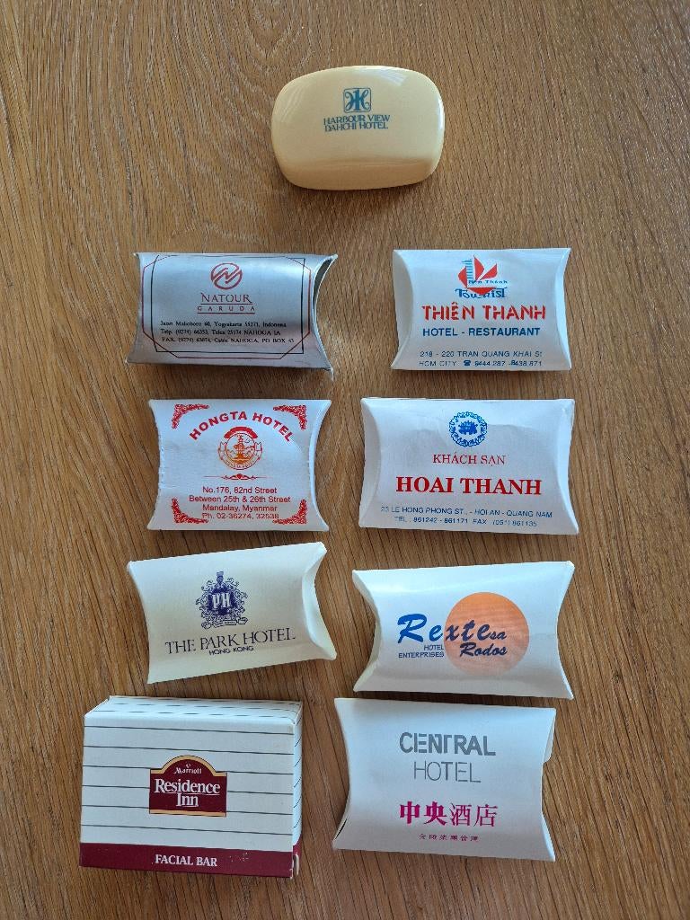 hotelzeepjes, Ophalen of Verzenden, Overige typen