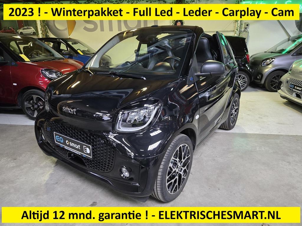Smart Fortwo Cabrio EQ Comfort PLUS - Leder - Winterpakket -, Auto's, Smart, Automaat, Achterwielaandrijving, 82 pk, Leder