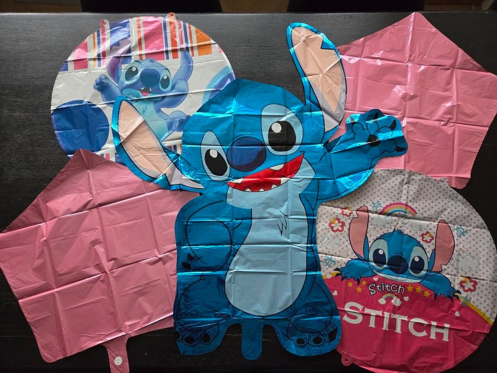 Lilo & Stitch * set roze, blauw of groen, Hobby en Vrije tijd, Ophalen of Verzenden, Nieuw, Versiering, Verjaardag