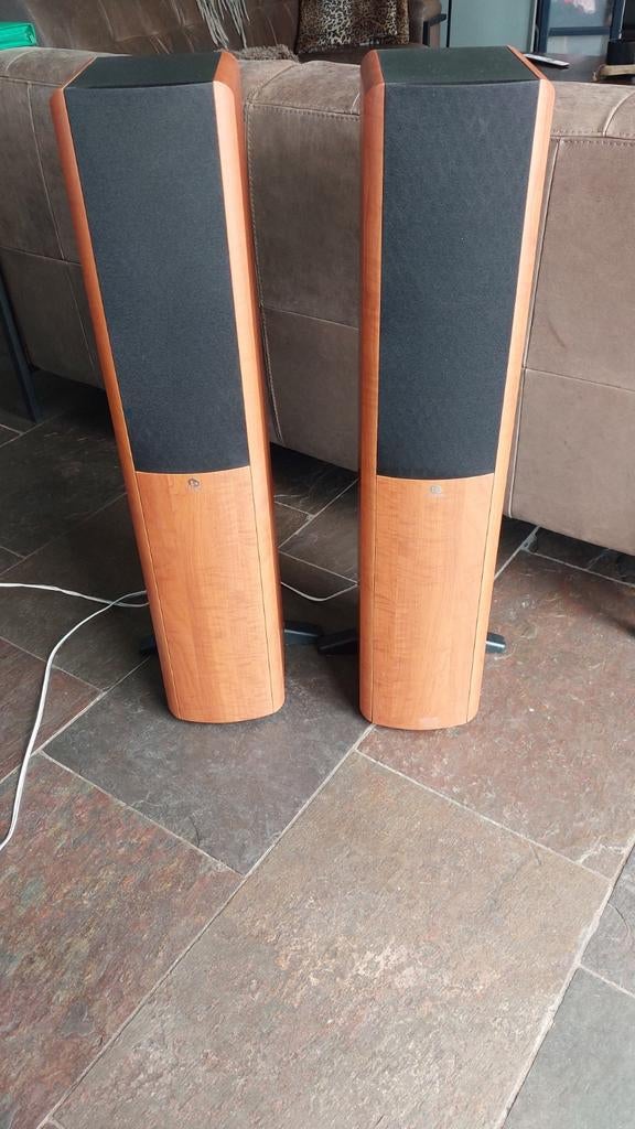 Boston Acoustics A 250 Vloerstaande Luidsprekers, Gebruikt, 120 watt of meer, Front, Rear of Stereo speakers, Ophalen