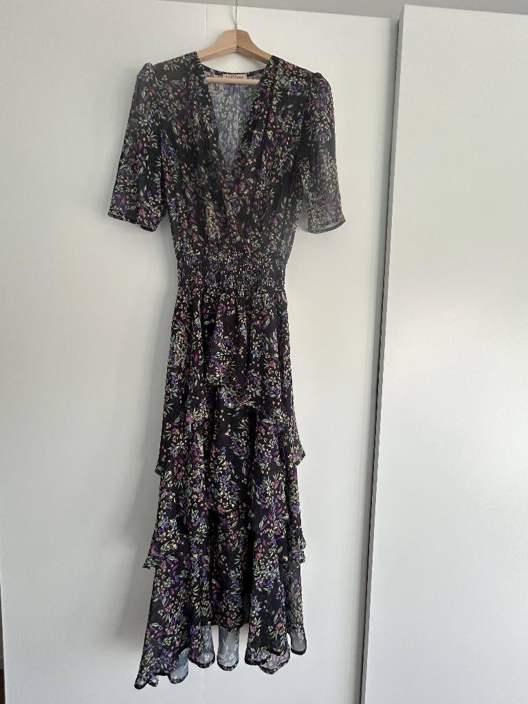 LaDress jurk Naomi maat S, Kleding | Dames, Jurken, Paars, Ophalen of Verzenden, Zo goed als nieuw, Maat 36 (S)