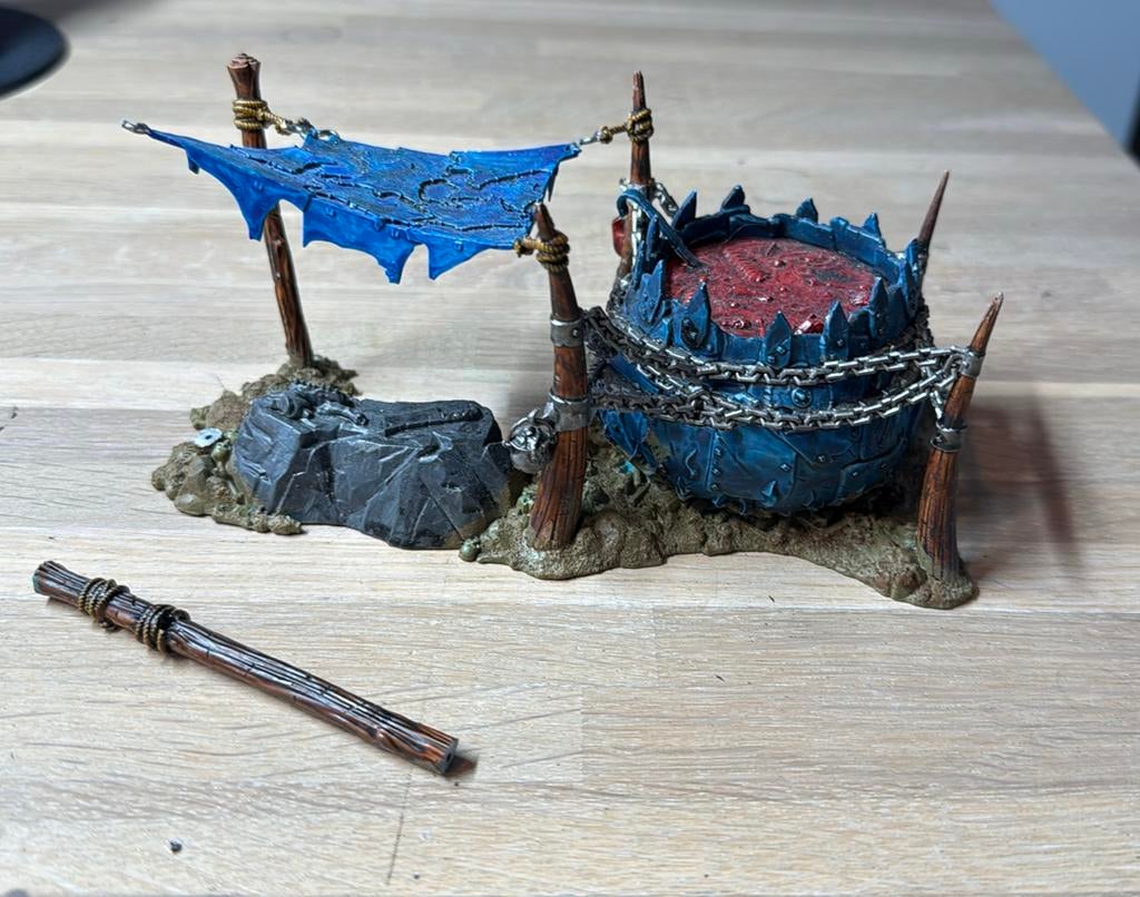 Warhammer Ogor Mawtribes - great mawpot, Hobby en Vrije tijd, Wargaming, Ophalen of Verzenden, Zo goed als nieuw, Warhammer