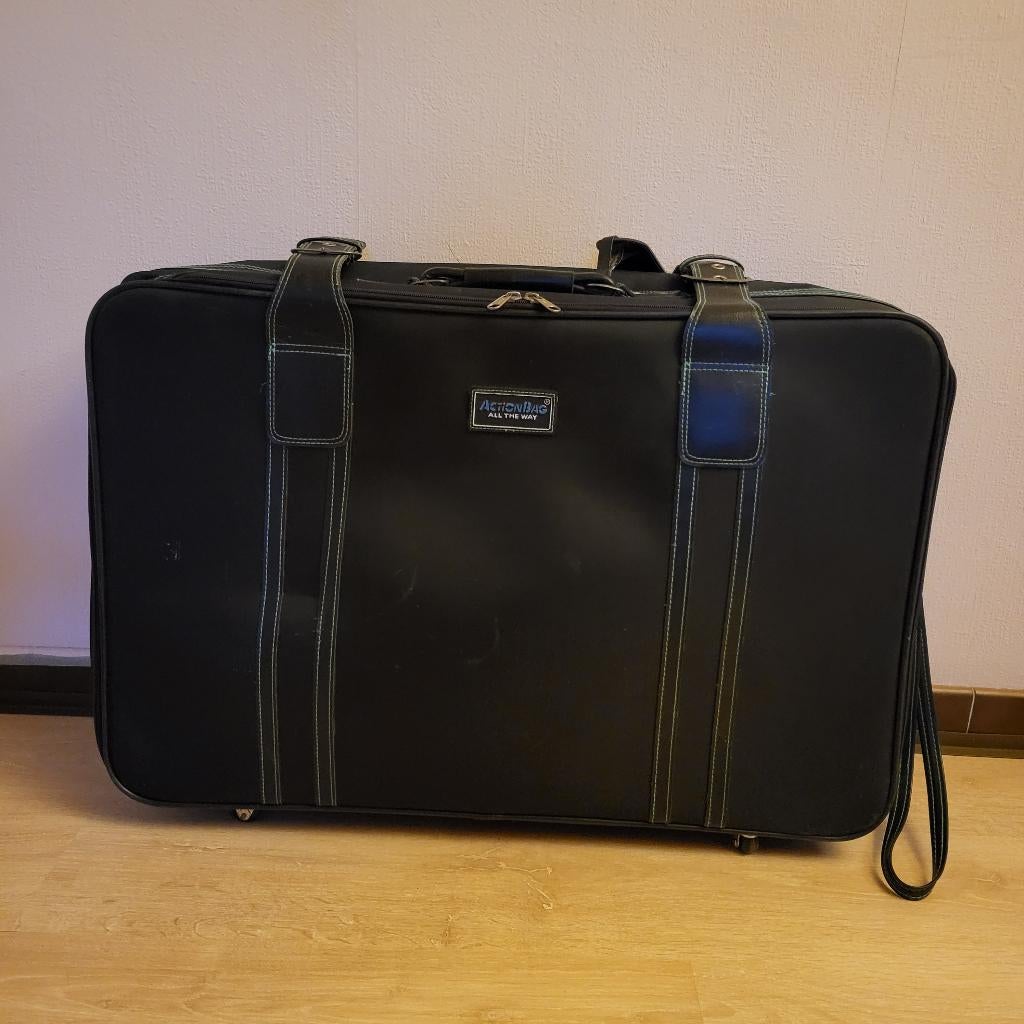 Vintage reiskoffer, Sieraden, Tassen en Uiterlijk, Koffers, Wieltjes, Gebruikt, 45 tot 55 cm, Ophalen of Verzenden