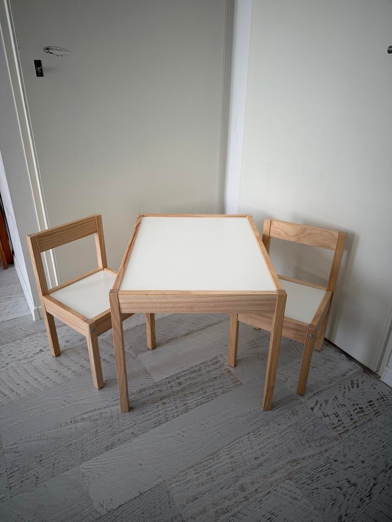 Ikea Kindertafel met 2 stoelen, LÄTT, Ophalen, Nieuw, Tafel(s) en Stoel(en)