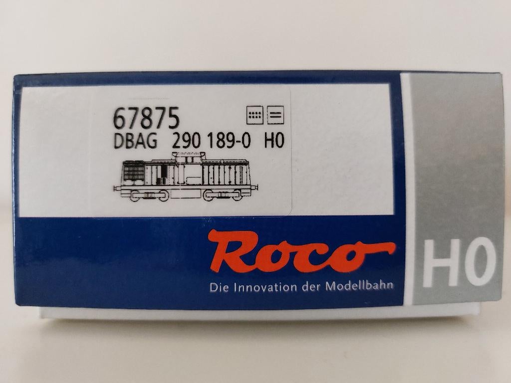 Roco 67875 - DB AG BR290 dieselloc – digitaal voorbereid, Hobby en Vrije tijd, Modeltreinen | H0, Ophalen of Verzenden, Zo goed als nieuw