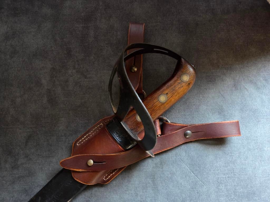 Repro Nederlandse Klewang drager voor officieren, Verzamelen, Ophalen of Verzenden, Landmacht, Nederland, Mes of Dolk