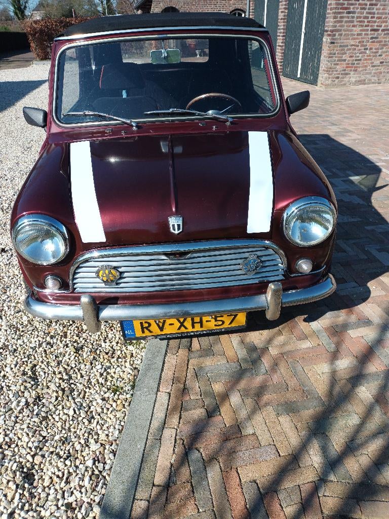 Austin Mini 1985 Rood, Auto's, Austin, Voorwielaandrijving, Stof, Zwart, 4 cilinders