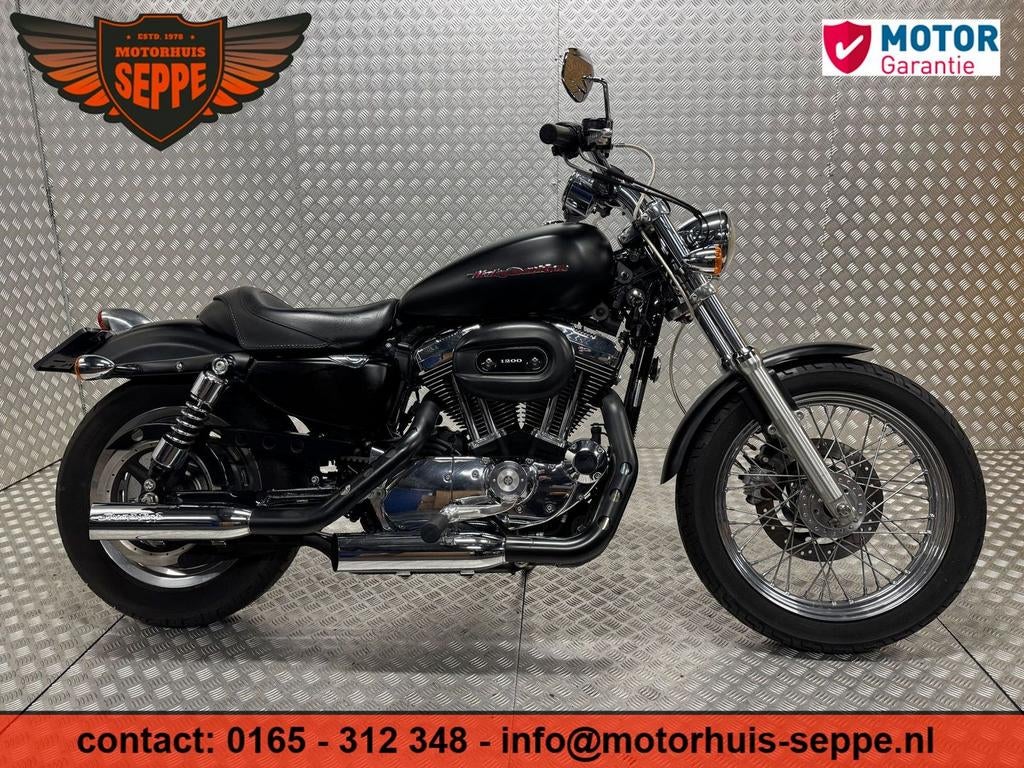 HARLEY-DAVIDSON SPORTSTER 1200 CUSTOM (bj 2007) 16,039 km, Motoren, 2 cilinders, HARLEY-DAVIDSON, Chopper, Bedrijf