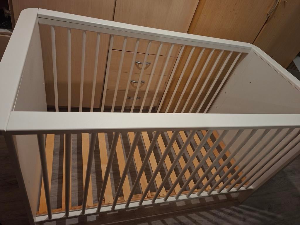 Wit ledikant, Kinderen en Baby's, Ophalen, Gebruikt, Ledikant