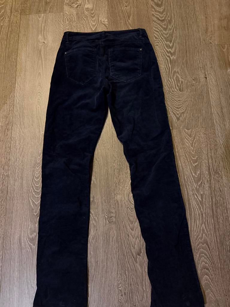 Blauwe corduroy broek van Esprit, maat S, Kleding | Dames, Broeken en Pantalons, Blauw, Ophalen of Verzenden, Zo goed als nieuw