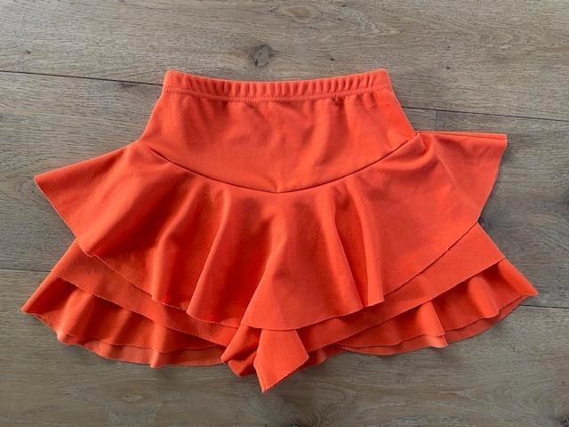 Skort (elastisch/maat M) IZGS, Maat 38/40 (M), Oranje, Ophalen of Verzenden, Gedragen