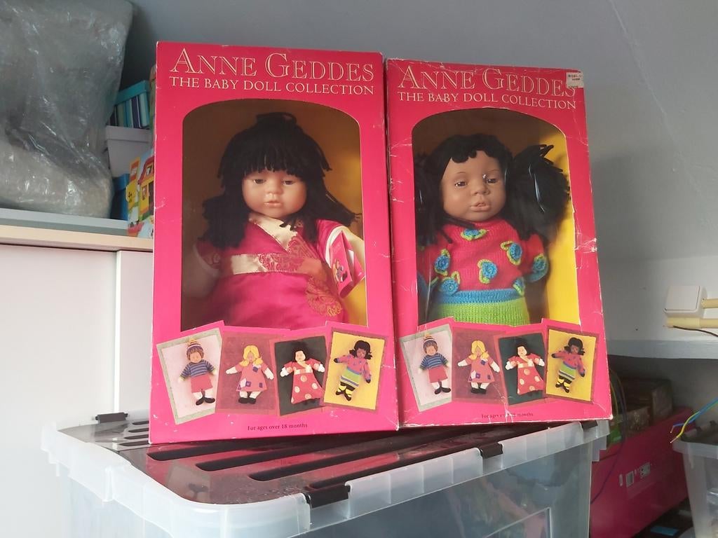 4 eerste anne geddes poppen, Ophalen of Verzenden, Pop