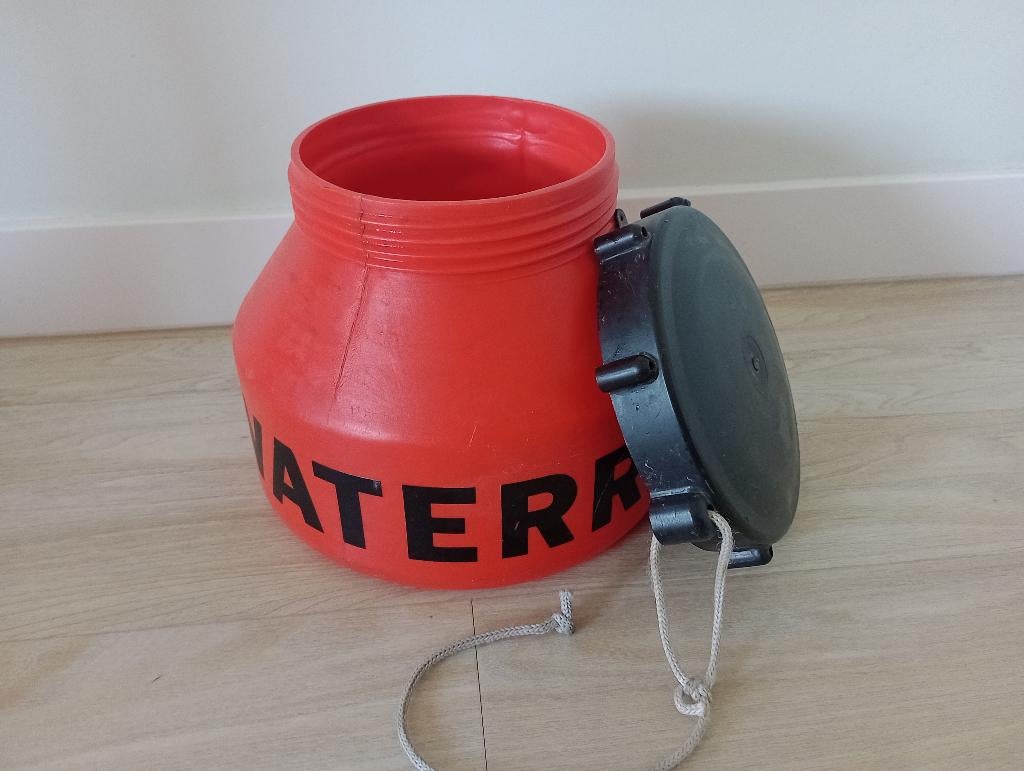 Waterdichte ton 6 L, Ophalen of Verzenden, Gebruikt, Overige typen