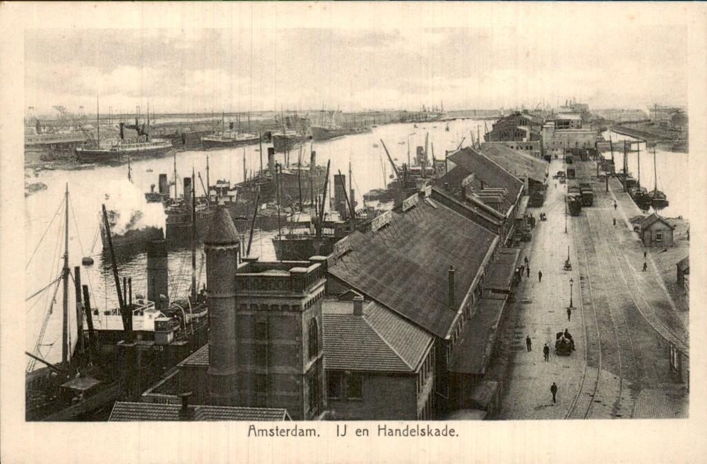 Amsterdam - IJ - Handelskade, Ophalen of Verzenden, 1920 tot 1940, Ongelopen, Noord-Holland