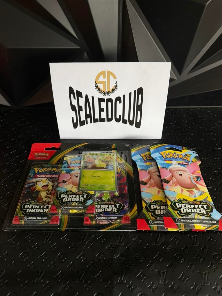 Pokemon perfect order 3 pack booster, Ophalen of Verzenden, Nieuw, Booster