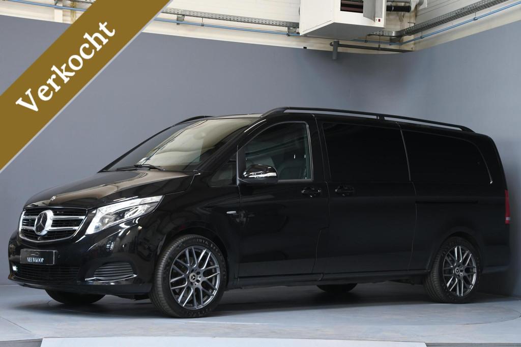 Mercedes V-klasse 250d 4-MATIC Extra Lang DC Avantgarde Edit, Gebruikt, 2500 kg, Zwart, Bedrijf