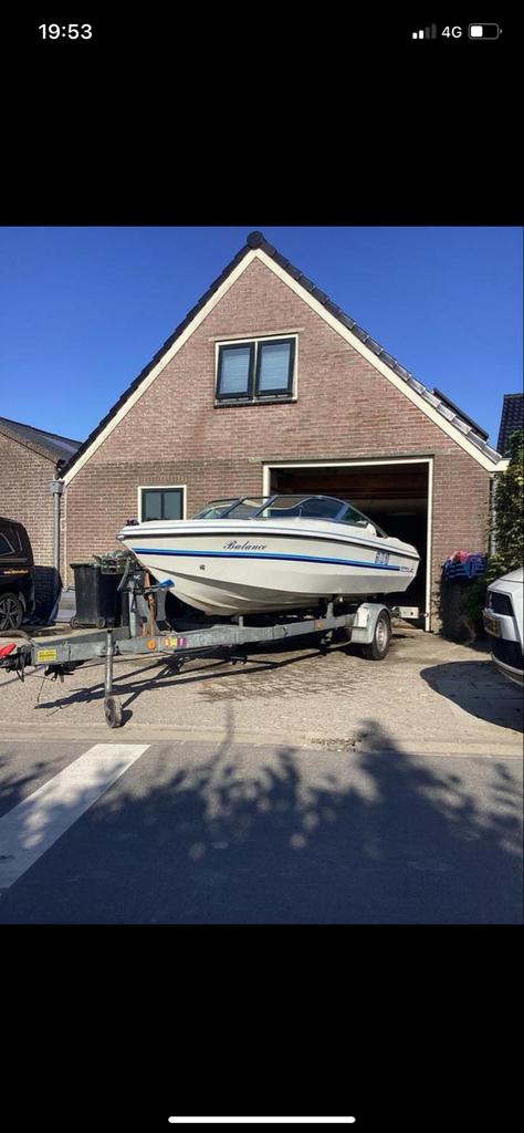 Astromar 460sl  60pk johnson. Trailer, Watersport en Boten, Ophalen, Gebruikt, 70 tot 120 pk, 3 tot 6 meter