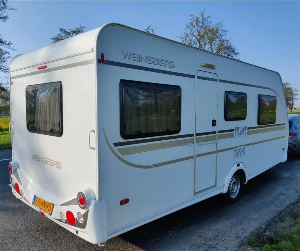 Weinsberg 480 EU – zeer compleet | mover | Isabella voortent, Caravans en Kamperen, Rondzit, Particulier, 4 tot 5 meter, Tot en met 4