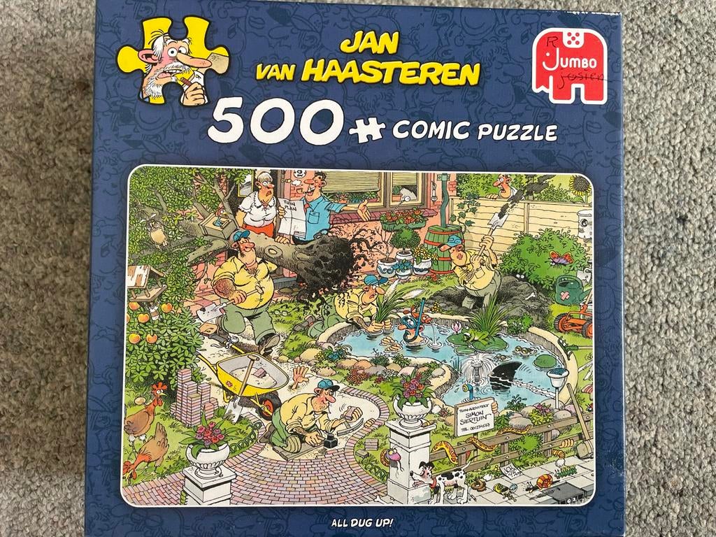 Jan van Haasteren Puzzel All Dug Up! 500 stukjes, Ophalen, Minder dan 500 stukjes, Gebruikt, Legpuzzel