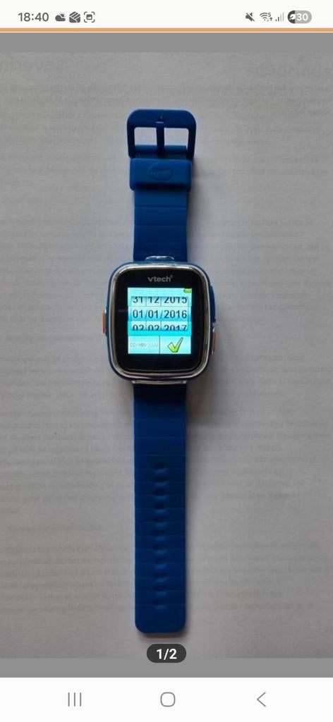 VTech Kidizoom horloge ZGAN., Kinderen en Baby's, Speelgoed | Vtech, Ophalen of Verzenden, Zo goed als nieuw, 6 jaar of ouder