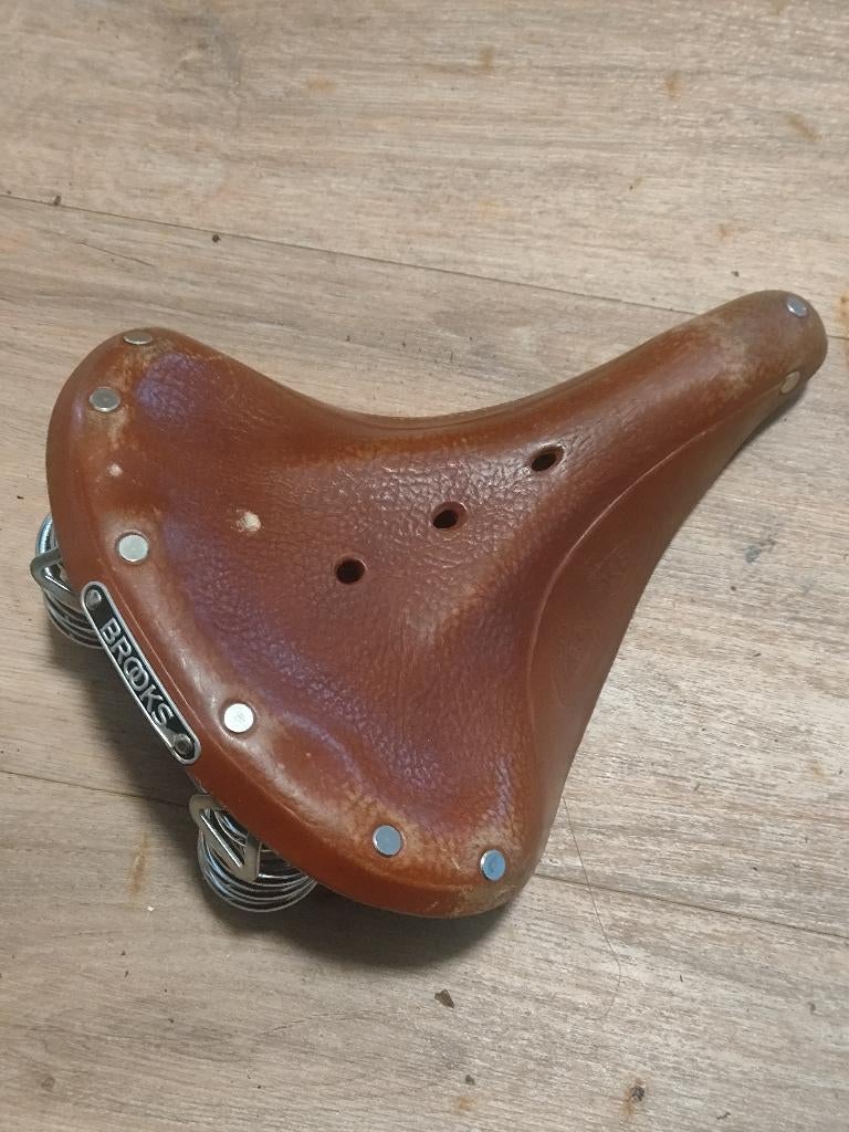 Brooks fietszadel, Leer, Elektrische fiets, Ophalen of Verzenden, Zo goed als nieuw