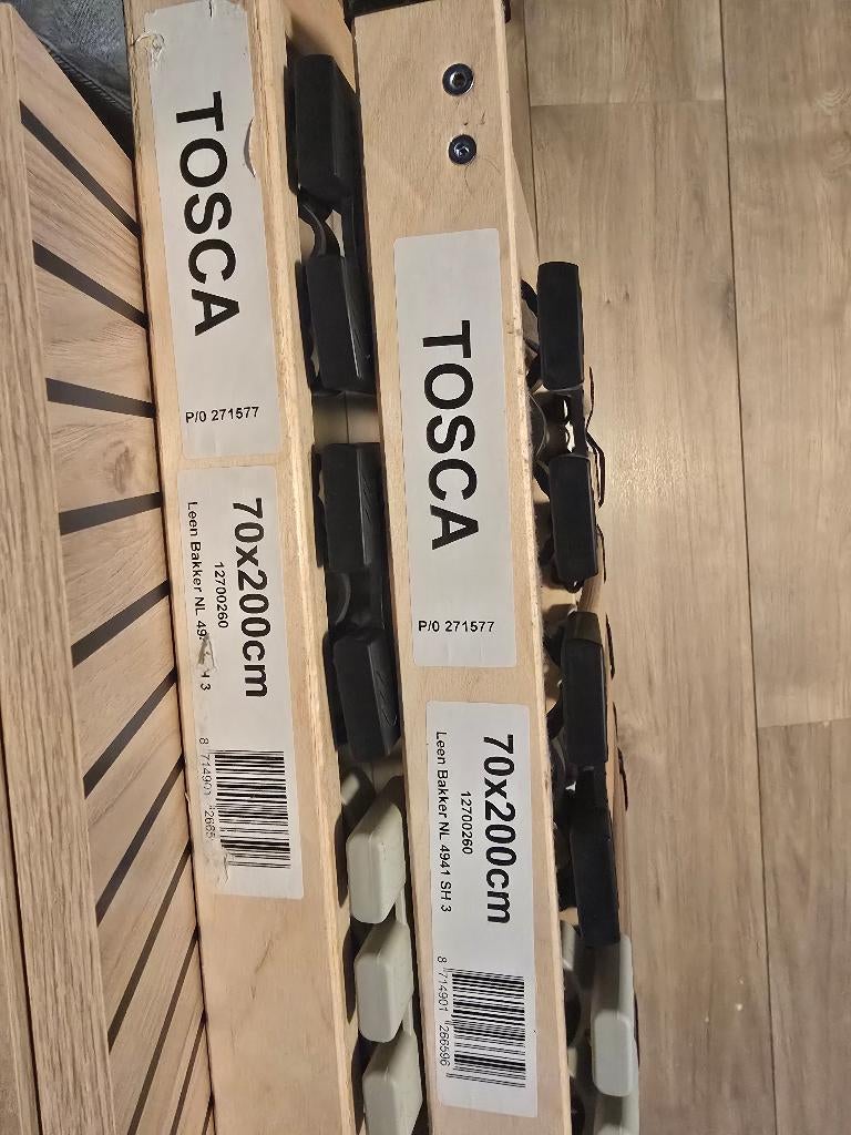 Lattenbodem tosca, Ophalen, 70 cm of minder, Beige, Zo goed als nieuw