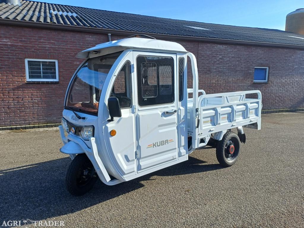 Kuba T-09 E-Kamyonet mmbs brommobiel, Auto's, Aixam, Elektrisch, Automaat, Wit, Leder en Stof, Voorwielaandrijving, Ophalen of Verzenden