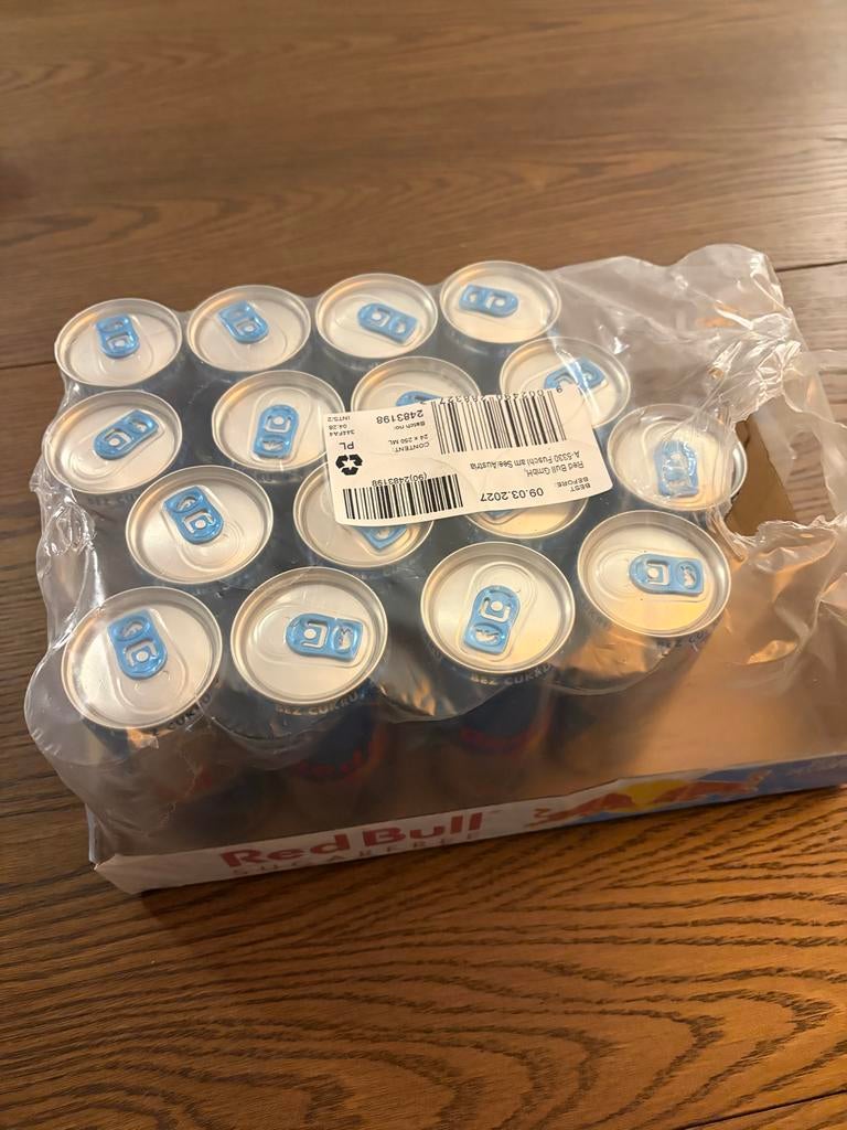 Red Bull Sugar Free 16 cans, Diversen, Levensmiddelen, Ophalen of Verzenden