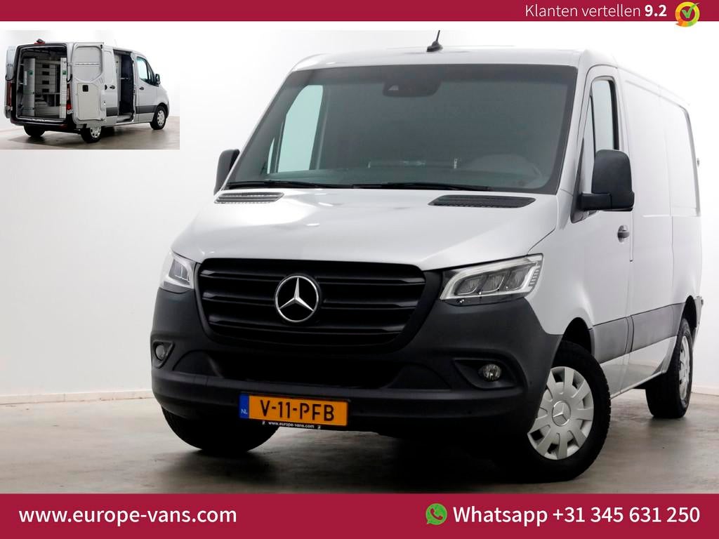 Mercedes-Benz Sprinter 314 CDI 143pk 9G Automaat L1H1 LED/AC, Gebruikt, Euro 6, Parkeersensor, Mercedes-Benz