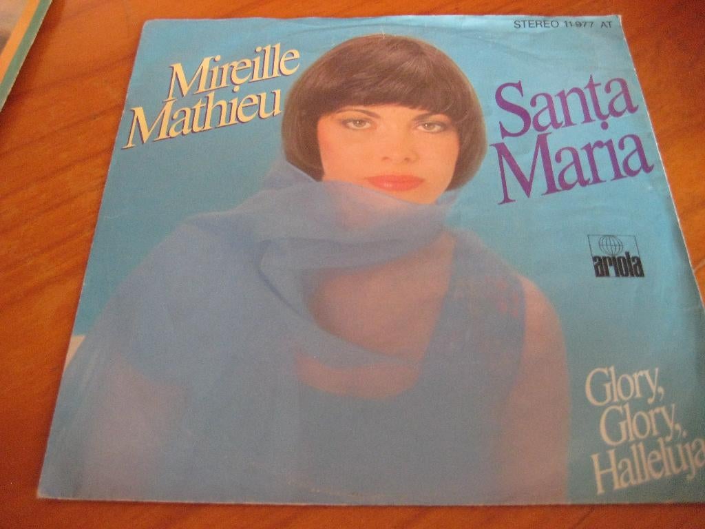 Mireille Mathieu: Santa Maria, Ophalen of Verzenden, Zo goed als nieuw, Pop, Single